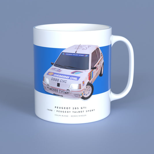 Colin McRae Peugeot 205 GTI 1.6 Mug